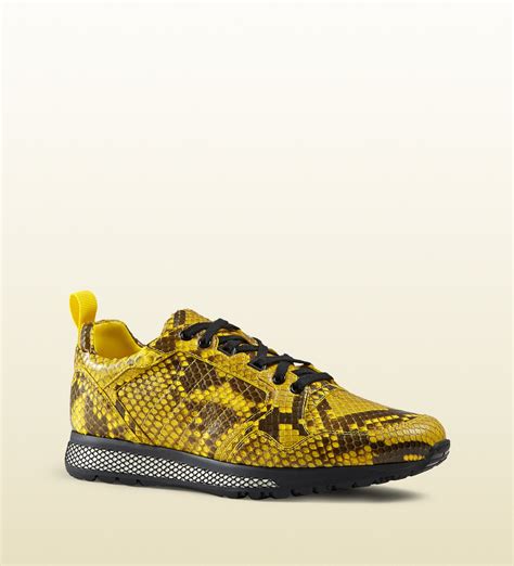 gucci python low top sneakers